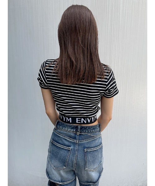 ENVYM（アンビー）の「ＥＮＶＹＭロゴＴｅｅ（Tシャツ/カットソー・レディース・ホワイト/グリーン/ブラック/その他・FREE）」の21枚目の写真