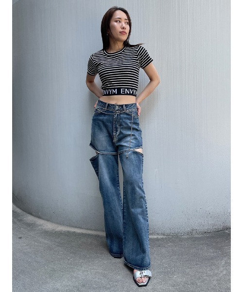 ENVYM（アンビー）の「ＥＮＶＹＭロゴＴｅｅ（Tシャツ/カットソー・レディース・ホワイト/グリーン/ブラック/その他・FREE）」の22枚目の写真