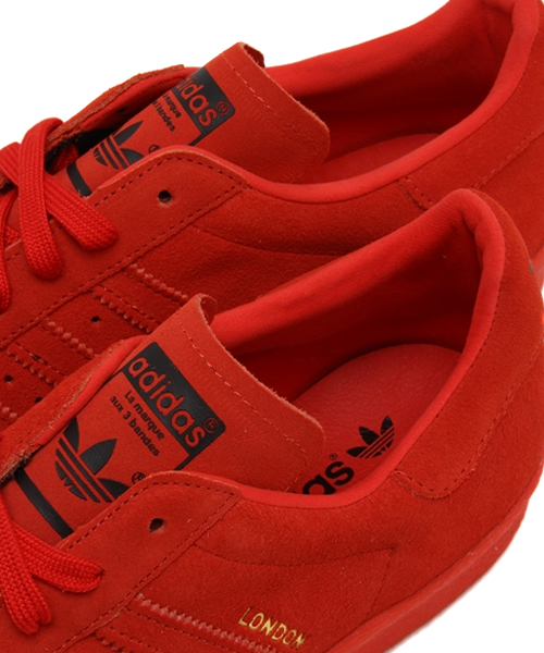 adidasスーパースター45周年記念限定モデルオールレッドロンドン23.5cm 2025年 秋 発売予定】adidas Originals SUPERSTAR “London