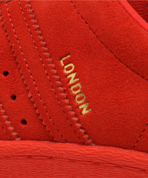 adidasスーパースター45周年記念限定モデルオールレッドロンドン23.5cm 2025年 9/12 発売予定】adidas Originals SUPERSTAR “London