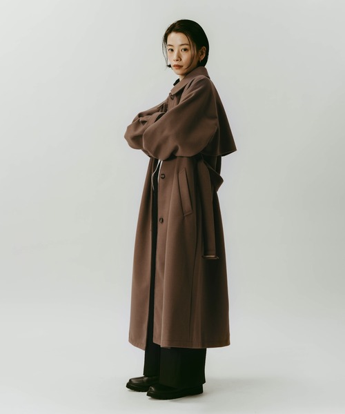 HERMES 【お値下げ❗️】✨美品✨ダークブラウン コート ブラウン（茶色）系 HERMES(エルメス) コート(レディース) - 海外通販