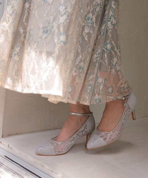 Dorry Doll（ドリードール）の「シアーレースポインテッドトゥパンプス（パンプス・レディース・ブラック/ベージュ/グレー・S/M/L/LL）」の17枚目の写真