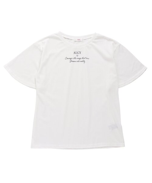 algy(アルジー)の「スリットベスト&フレア袖Tセット(ベスト・キッズ・サックスブルー/ベージュ/ブラック・MEDIUM/X-SMALL/XX-SMALL/SMALL)」の4枚目の写真