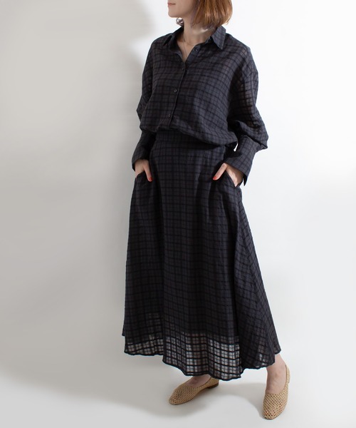 hunch（ハンチ）の「【HUNCH（ハンチ）】シアサッカー チェックシャツ