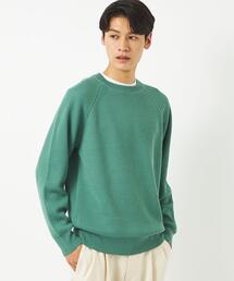 green label relaxing | カタアゼ ラグラン クルーネック ニット -ウォッシャブル-(ニット/セーター)