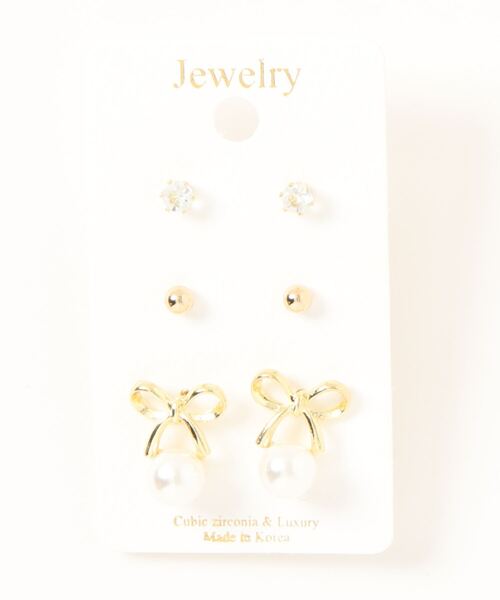 SPINNS（スピンズ）の「【6個セット】モチーフミニピアス（ピアス（両耳用）・レディース・B/A/C/D/E/G/F/J/I/H・ONESIZE）」の5枚目の写真