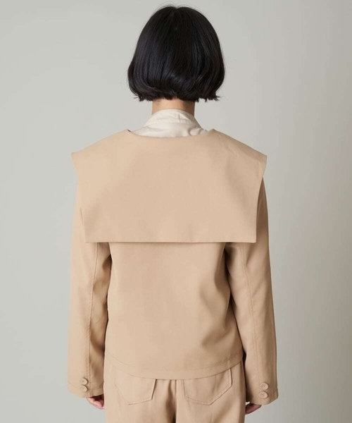 A de a.v.v（アードアー・ヴェ・ヴェ）の「ビックセーラーカラーマルチポケットジャケット（その他アウター・レディース・ブラック/ベージュ・36/38）」の12枚目の写真