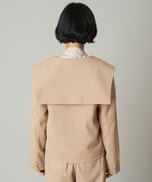 A de a.v.v（アードアー・ヴェ・ヴェ）の「ビックセーラーカラーマルチポケットジャケット（その他アウター・レディース・ブラック/ベージュ・36/38）」の20枚目の写真