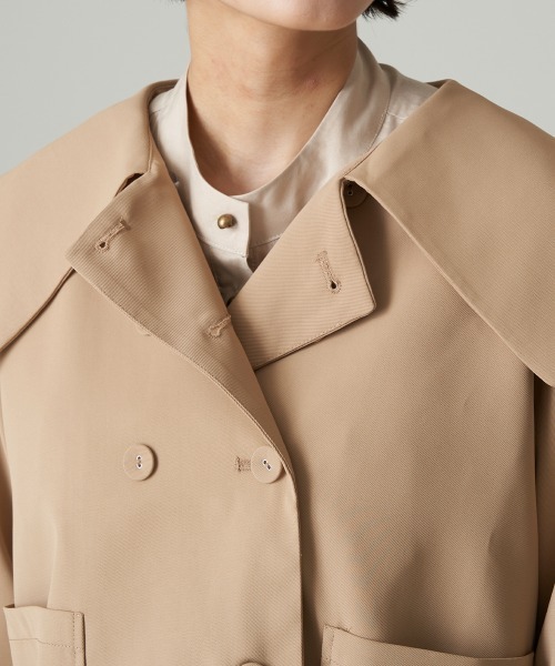 A de a.v.v（アードアー・ヴェ・ヴェ）の「ビックセーラーカラーマルチポケットジャケット（その他アウター・レディース・ブラック/ベージュ・36/38）」の21枚目の写真