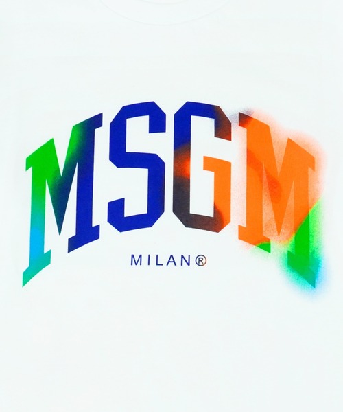 MSGM COLLEGE - エムエスジーエム MSGM ベスト MSGM】 【MSGM COLLEGE CAT グラフィックTシャツ】｜aoi公式