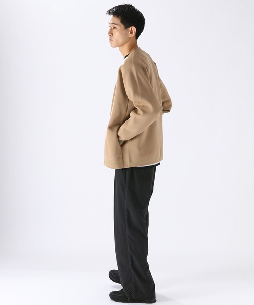 NUMERALS（ヌメラルズ）の「[NUMERALS]コンフォートニットカーデ（カーディガン/ボレロ・メンズ・ベージュ/ブラック・MEDIUM/LARGE）」の6枚目の写真