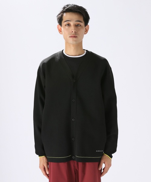 NUMERALS（ヌメラルズ）の「[NUMERALS]コンフォートニットカーデ（カーディガン/ボレロ・メンズ・ベージュ/ブラック・MEDIUM/LARGE）」の7枚目の写真