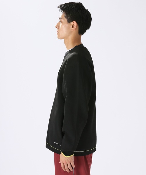 NUMERALS（ヌメラルズ）の「[NUMERALS]コンフォートニットカーデ（カーディガン/ボレロ・メンズ・ベージュ/ブラック・MEDIUM/LARGE）」の8枚目の写真