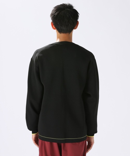 NUMERALS（ヌメラルズ）の「[NUMERALS]コンフォートニットカーデ（カーディガン/ボレロ・メンズ・ベージュ/ブラック・MEDIUM/LARGE）」の9枚目の写真