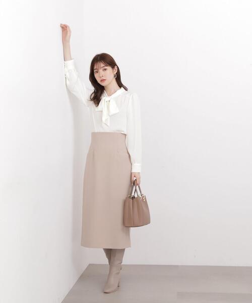 PROPORTION BODY DRESSING（プロポーションボディドレッシング）の「ビッグリボンブラウス / 1213210004（シャツ/ブラウス・レディース・ホワイト系その他/ブラウン/ブラック・MEDIUM/SMALL）」の21枚目の写真