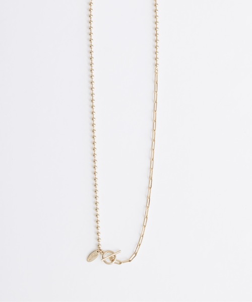 Chez toi（シェトワ）の「チェーン×ボール切替ネックレス（ネックレス・レディース・ゴールド/シルバー・FREE）」の5枚目の写真