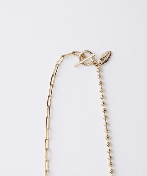 Chez toi（シェトワ）の「チェーン×ボール切替ネックレス（ネックレス・レディース・ゴールド/シルバー・FREE）」の6枚目の写真