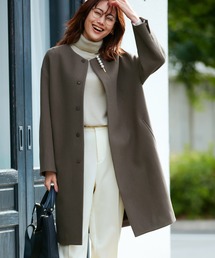 ROPE' PICNIC | JAPAN FABRIC中伝ノーカラーコート(ノーカラーコート)