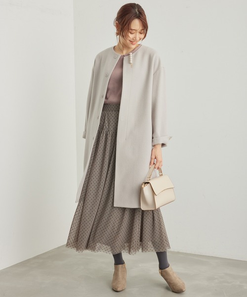 ROPE' PICNIC（ロペピクニック）の「JAPAN FABRIC中伝ノーカラーコート