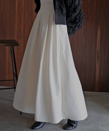 hellam | ナイロン　タックフレアスカート(スカート)