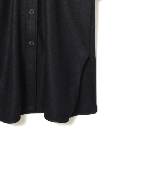 upperhights(アッパーハイツ)の「upper hights THE OFFICER DRESS(シャツワンピース・レディース・ブラック・1)」の6枚目の写真