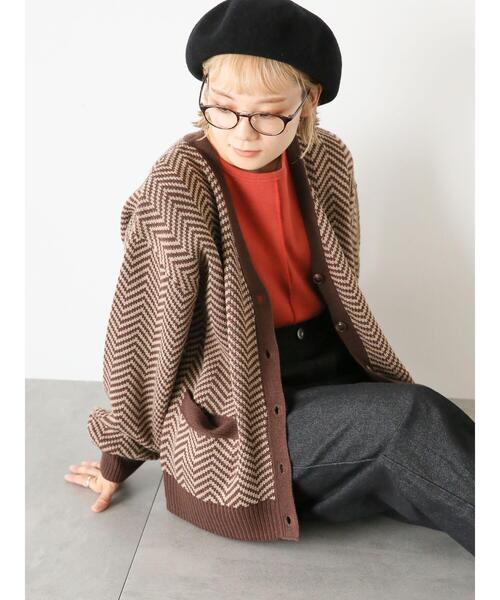 ehka sopo（エヘカソポ）の「メロークルーネックロンT（Tシャツ/カットソー・レディース・オフホワイト/ダークオレンジ/ブラック・F）」の9枚目の写真