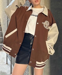 ENVYM（アンビー）の「レザーコンビスタジャン（スタジャン）」