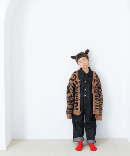 LOWRYS FARM（ローリーズファーム）の「デニムオールインワン　983873（サロペット/オーバーオール・キッズ・ブラック/ブルー・130cm/120cm/110cm/140cm/150cm）」の13枚目の写真