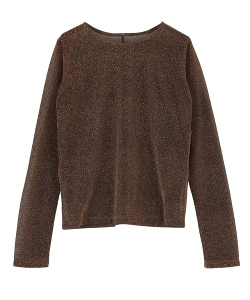 トップス NaganagaMAATEE&SONS SUPER160sHOODIE クルーネックラメシアートップス（Tシャツ/カットソー）｜titivate