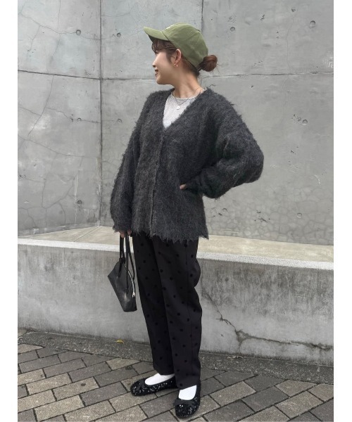 titivate（ティティベイト）の「クルーネックラメシアートップス（Tシャツ/カットソー・レディース・ダークネイビー/ライトブルー/ピンク/シルバー/ブラウン/イエロー・FREE）」の16枚目の写真