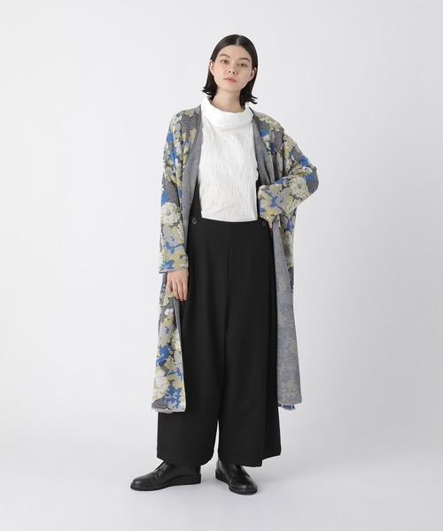 Plantation(プランテーション)の「シュリンクブロードボーダー/ブラウス / (O)(シャツ/ブラウス・レディース・ブラック/パープル/ホワイト・M size)」の7枚目の写真