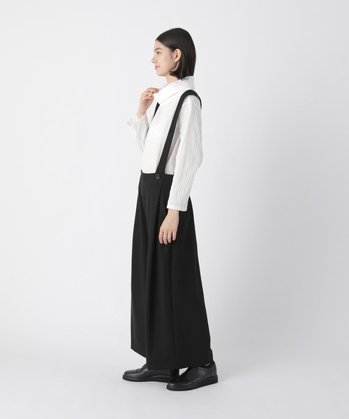 Plantation(プランテーション)の「シュリンクブロードボーダー/ブラウス / (O)(シャツ/ブラウス・レディース・ブラック/パープル/ホワイト・M size)」の9枚目の写真