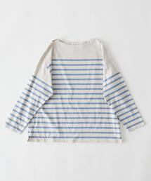 conges payes ADIEU TRISTESSE | パネルボーダーバスクシャツ(Tシャツ/カットソー)