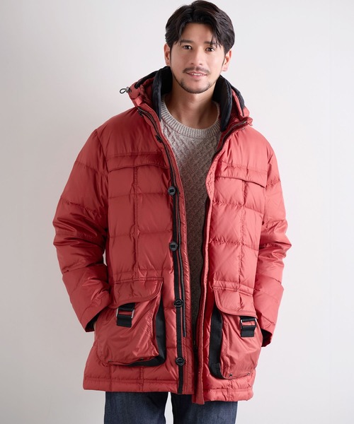 HALEINE]メンズダウンジャケット 防風 撥水 保温（ダウンジャケット