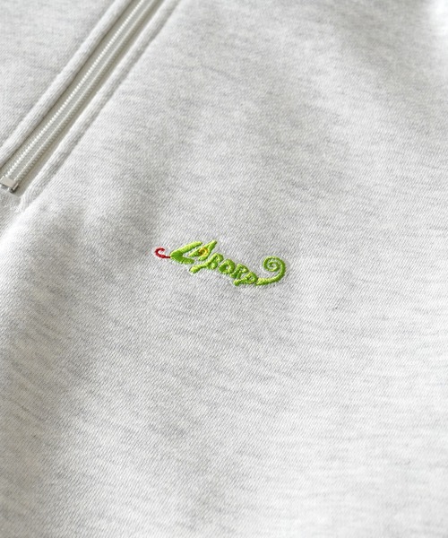 Labordi(ラボード)の「【Labordi】裏起毛 ドロスト ワンポイント刺繍ロゴ ビッグシルエットプルオーバーハーフジップスウェット ユニセックス(スウェット・メンズ・ブラック/チャコールグレー/グレー/ベージュ/グリーン・XL/L/M)」の7枚目の写真