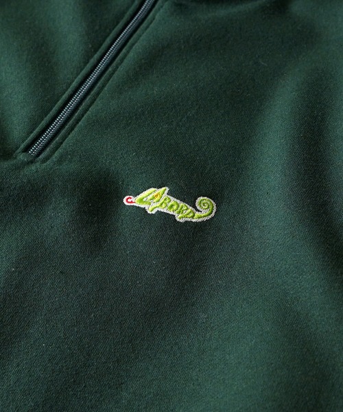 Labordi(ラボード)の「【Labordi】裏起毛 ドロスト ワンポイント刺繍ロゴ ビッグシルエットプルオーバーハーフジップスウェット ユニセックス(スウェット・メンズ・ブラック/チャコールグレー/グレー/ベージュ/グリーン・XL/L/M)」の15枚目の写真