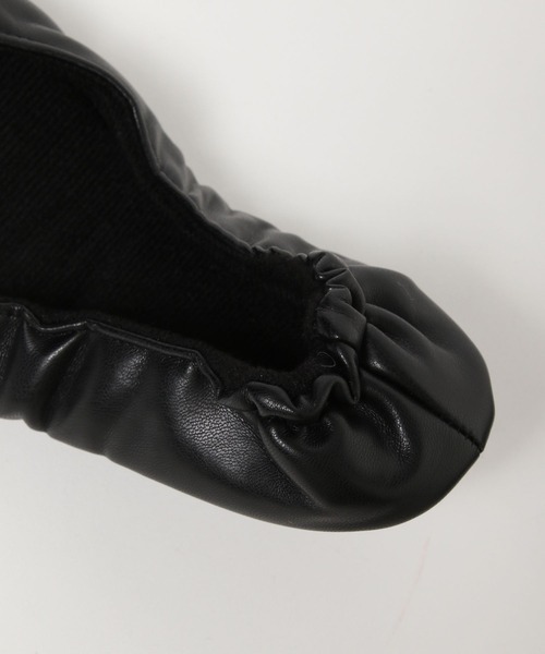 GLOBAL WORK(グローバルワーク)の「ポーチ付き折り畳みシューズ/977896(バレエシューズ・レディース・ブラック・SMALL/MEDIUM/LARGE)」の9枚目の写真