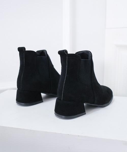 Miniministore(ミニミニストア)の「ショートブーツ レディース ブーティー(ブーツ・レディース・ベージュ/ブラック・23.5cm/25.0cm/22.5cm/24.0cm/23.0cm/24.5cm)」の12枚目の写真