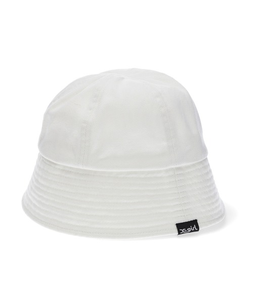 X-girl（エックスガール）の「SAILOR HAT（ハット・レディース・ホワイト/インディゴブルー/ブラック・ONE SIZE）」の2枚目の写真