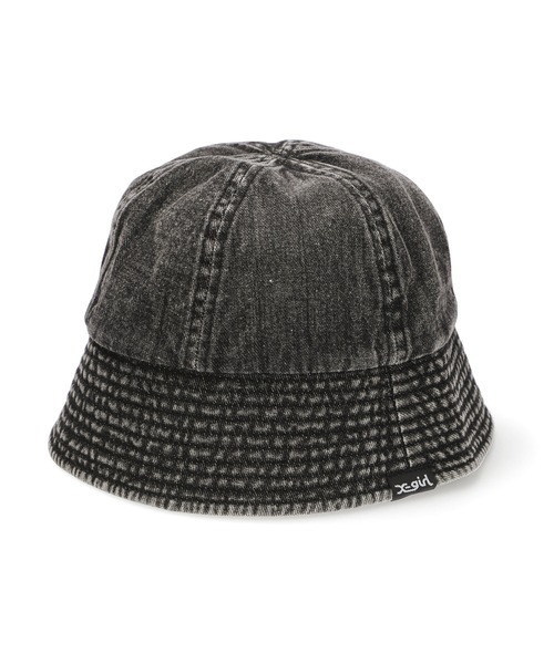 X-girl（エックスガール）の「SAILOR HAT（ハット・レディース・ホワイト/インディゴブルー/ブラック・ONE SIZE）」の3枚目の写真