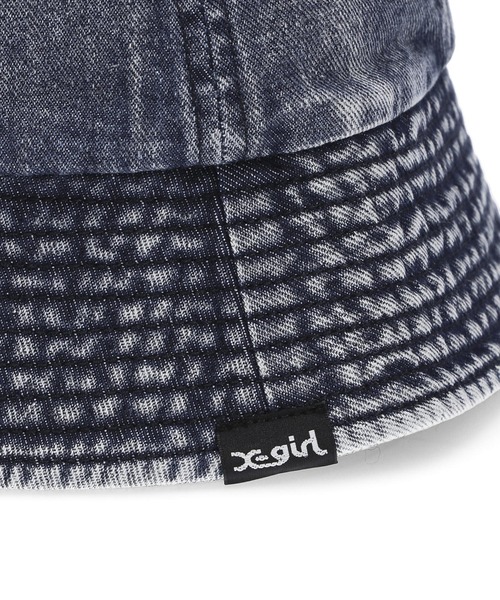 X-girl（エックスガール）の「SAILOR HAT（ハット・レディース・ホワイト/インディゴブルー/ブラック・ONE SIZE）」の7枚目の写真