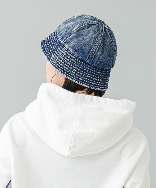 X-girl（エックスガール）の「SAILOR HAT（ハット・レディース・ホワイト/インディゴブルー/ブラック・ONE SIZE）」の16枚目の写真