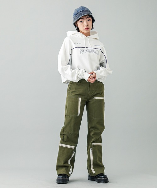 X-girl（エックスガール）の「SAILOR HAT（ハット・レディース・ホワイト/インディゴブルー/ブラック・ONE SIZE）」の19枚目の写真