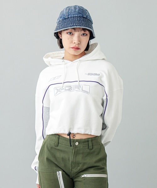 X-girl（エックスガール）の「SAILOR HAT（ハット・レディース・ホワイト/インディゴブルー/ブラック・ONE SIZE）」の17枚目の写真