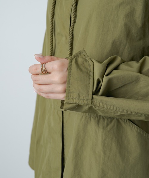 PUAL CE CIN（ピュアルセシン）の「【WEB限定】撥水ナイロンマウンテンパーカー（マウンテンパーカー・レディース・ブラック/カーキ・FREE）」の19枚目の写真