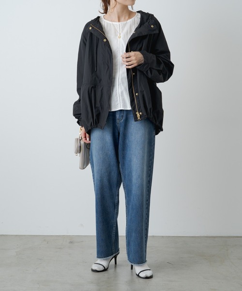 PUAL CE CIN（ピュアルセシン）の「【WEB限定】撥水ナイロンマウンテンパーカー（マウンテンパーカー・レディース・ブラック/カーキ・FREE）」の8枚目の写真