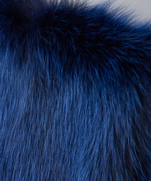 tee Lisa(ティーリサ)の「【Tee Lisa(ティーリサ)】別注/FOXファーフラップショルダーバッグ(ショルダーバッグ・レディース・ネイビー・FREE)」の9枚目の写真