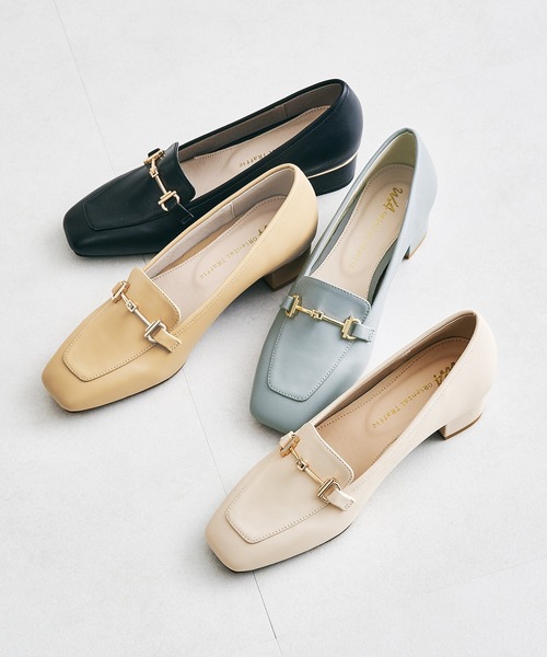 WA ORiental TRaffic（ダブルエーオリエンタルトラフィック）の「メタリックラインビットヒールローファー 42101（ローファー・レディース・ブラック/ホワイト/ブルー/キャメル・35/43/34/38/36/42/40/33/37/39/41）」の13枚目の写真