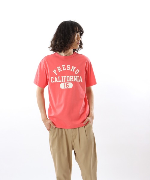 Champion(チャンピオン)の「【Champion/チャンピオン】メンズ ベーシック ショートスリーブTシャツ(Tシャツ/カットソー・メンズ・レッド系その他6/ブラック/ホワイト×レッド/ホワイト×グリーン/グレー/ベージュ/ネイビー/ブルー系その他・SMALL/X-LARGE/LARGE/MEDIUM)」の8枚目の写真