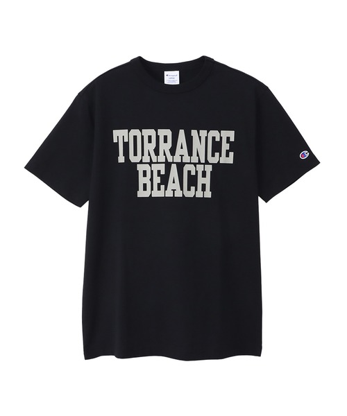Champion(チャンピオン)の「【Champion/チャンピオン】メンズ ベーシック ショートスリーブTシャツ(Tシャツ/カットソー・メンズ・レッド系その他6/ブラック/ホワイト×レッド/ホワイト×グリーン/グレー/ベージュ/ネイビー/ブルー系その他・SMALL/X-LARGE/LARGE/MEDIUM)」の4枚目の写真